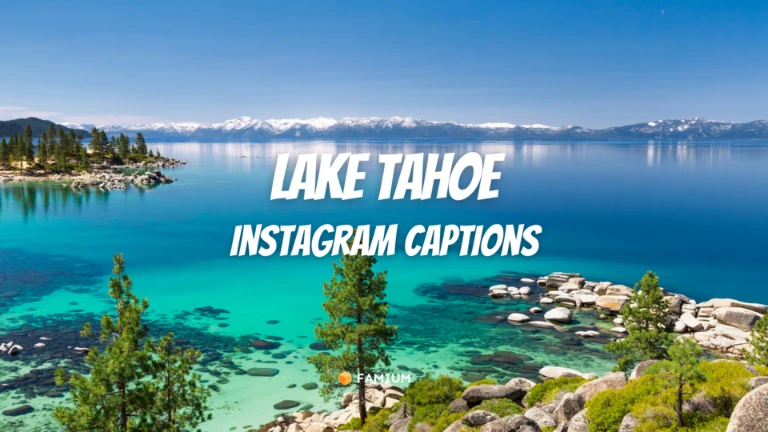 Instagram Captions for Lake Tahoe